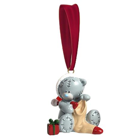 Me to You Bear with Stocking Resin Tree Decoration £1.80